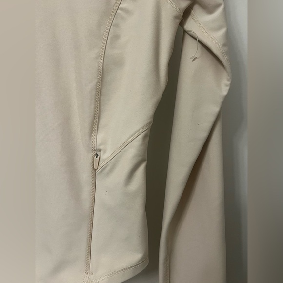 Old Navy Women Jacket Cream Long SleeveCompression Full Zip Activewear XS (0195) - Picture 7 of 10